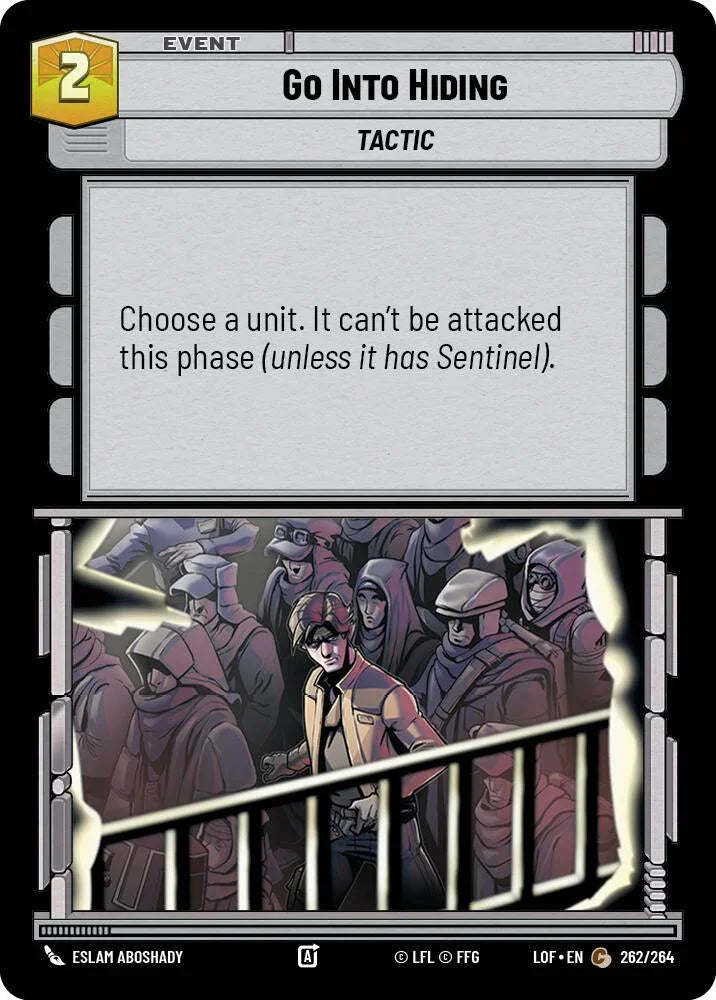 Go Into Hiding (262/264) (262/264) [Legends of the Force]