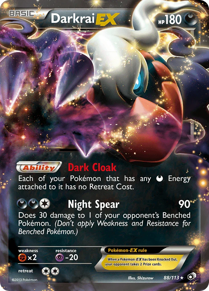 Darkrai EX (88/113) [Black & White: Legendary Treasures]