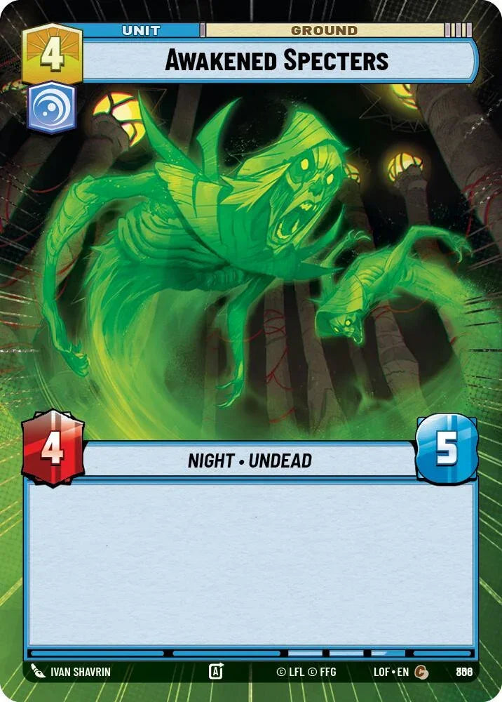 Awakened Specters (806) (Hyperspace Foil) (806) [Legends of the Force]