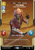 Plo Koon (1080) - I Don't Believe in Chance (Prestige Foil) (1080) [Legends of the Force]