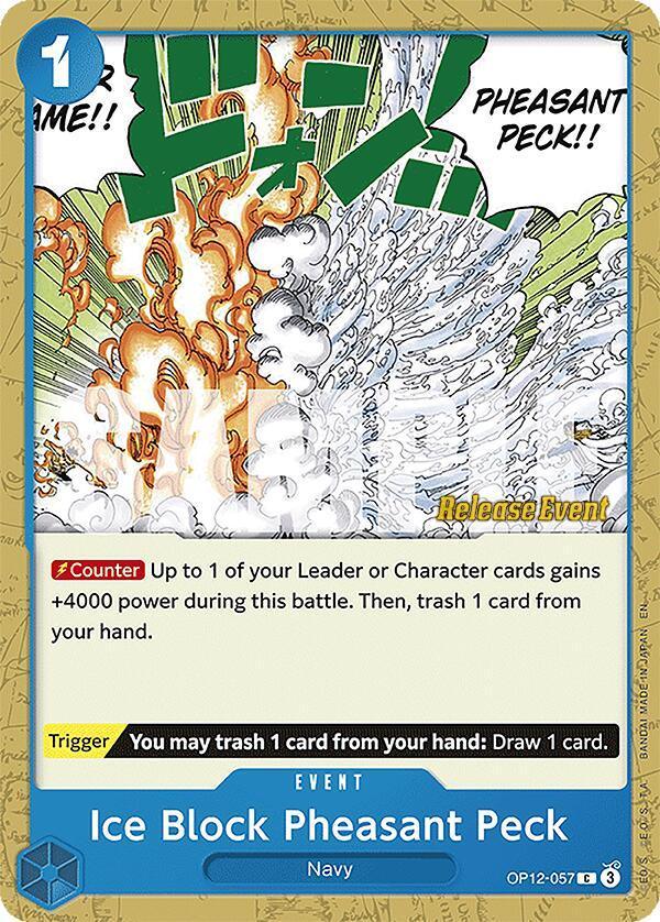 Ice Block Pheasant Peck [Legacy of the Master Release Event Cards]