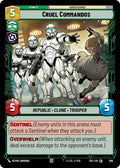 Cruel Commandos (596) (Foil) (596) [Secrets of Power]