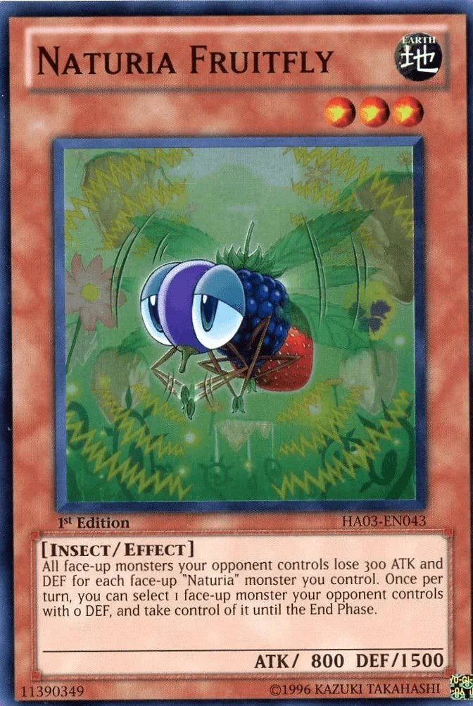 Naturia Fruitfly [HA03-EN043] Super Rare
