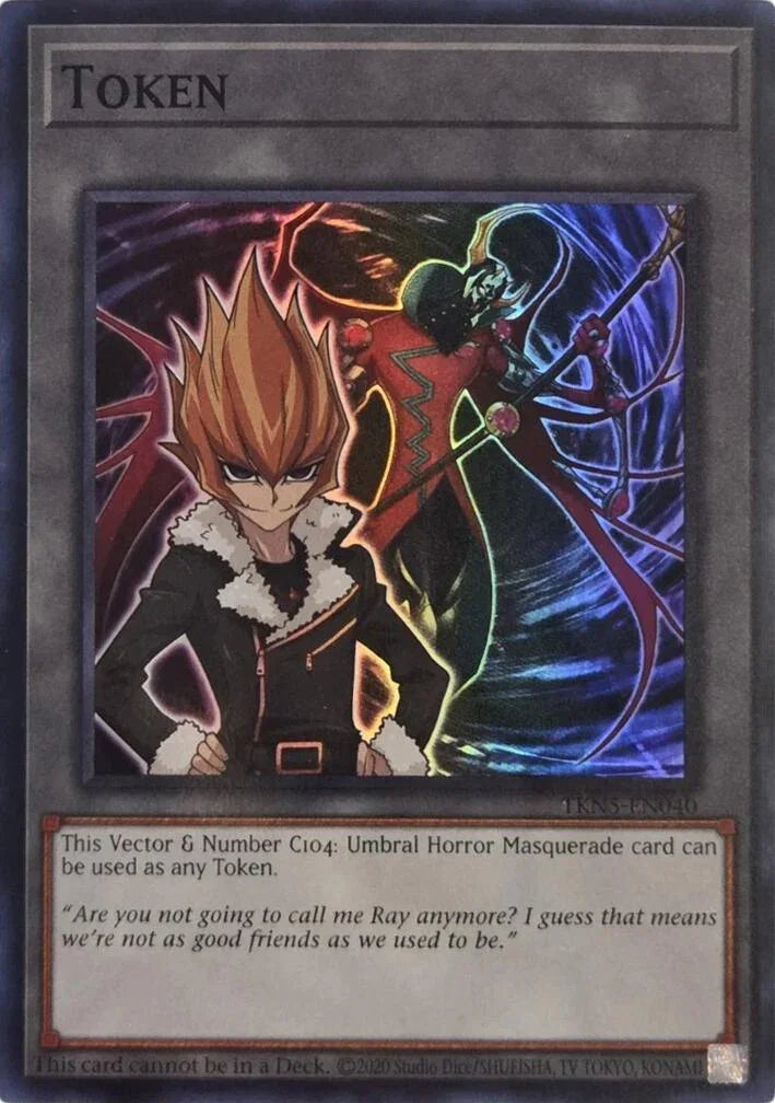 Token: Vector & Number C104: Umbral Horror Masquerade [TKN5-EN040] Super Rare