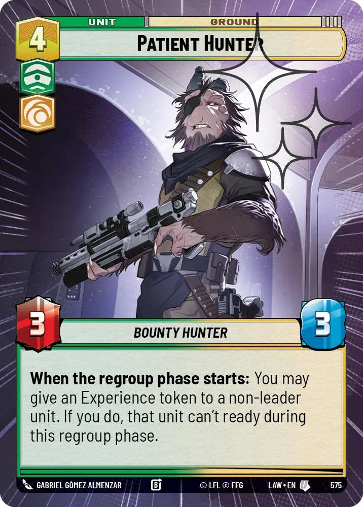 Patient Hunter (337) (Hyperspace Foil) (337) [A Lawless Time]