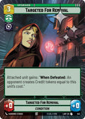 Targeted for Removal (405) (Hyperspace Foil) (405) [A Lawless Time]
