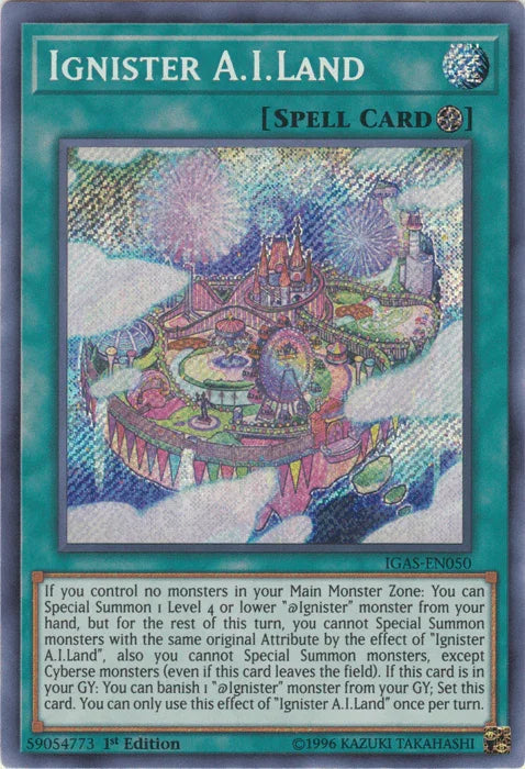 Ignister A.I.Land [IGAS-EN050] Secret Rare