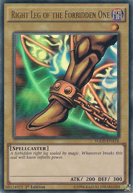 Right Leg of the Forbidden One [YGLD-ENA18] Ultra Rare
