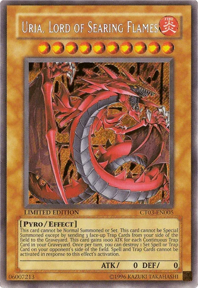 Uria, Lord of Searing Flames [CT03-EN005] Secret Rare