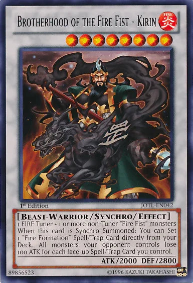 Brotherhood of the Fire Fist - Kirin [JOTL-EN042] Rare