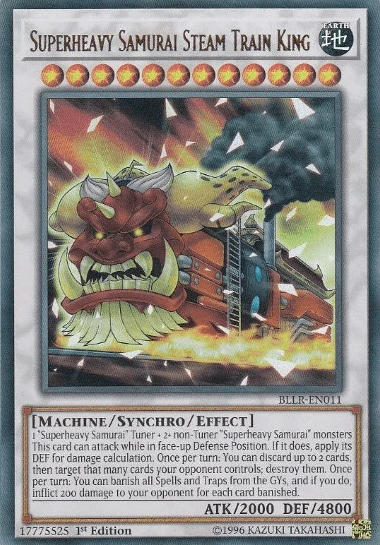 Superheavy Samurai Steam Train King [BLLR-EN011] Ultra Rare