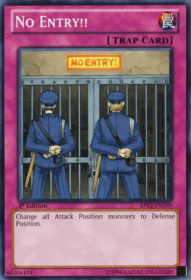 No Entry!! [BP02-EN190] Mosaic Rare