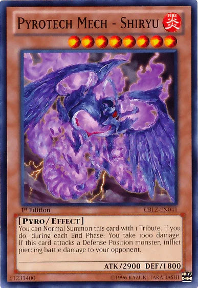 Pyrotech Mech - Shiryu [CBLZ-EN041] Common