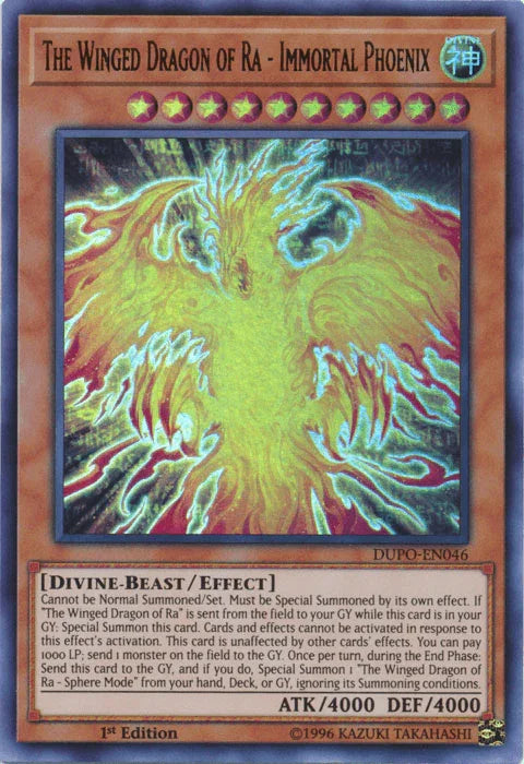 The Winged Dragon of Ra - Immortal Phoenix [DUPO-EN046] Ultra Rare