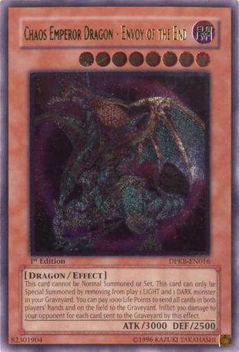 Chaos Emperor Dragon - Envoy of the End [DPKB-EN016] Ultimate Rare