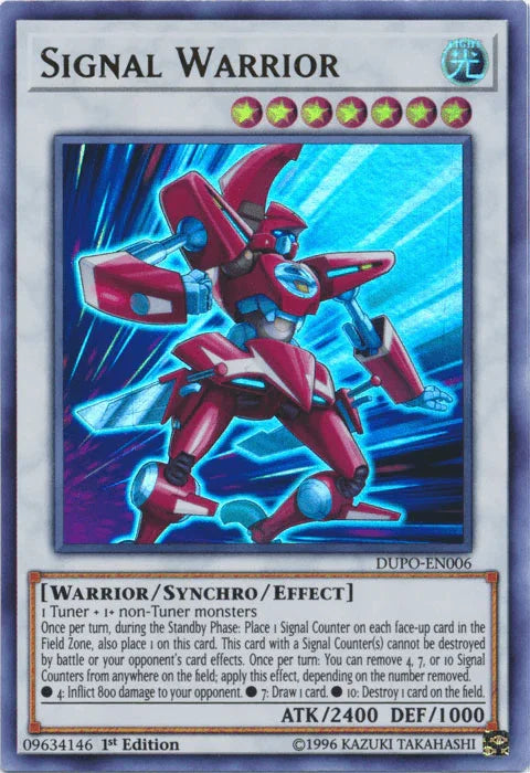 Signal Warrior [DUPO-EN006] Ultra Rare