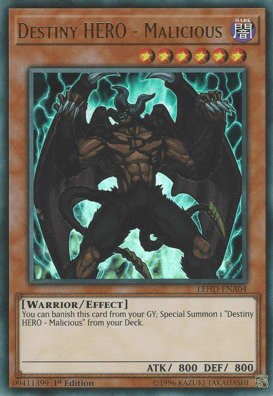 Destiny Hero - Malicious [LEHD-ENA04] Ultra Rare