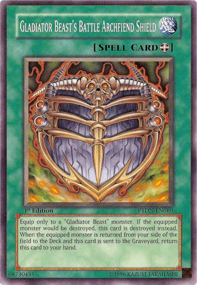Gladiator Beast's Battle Archfiend Shield [PTDN-EN060] Common