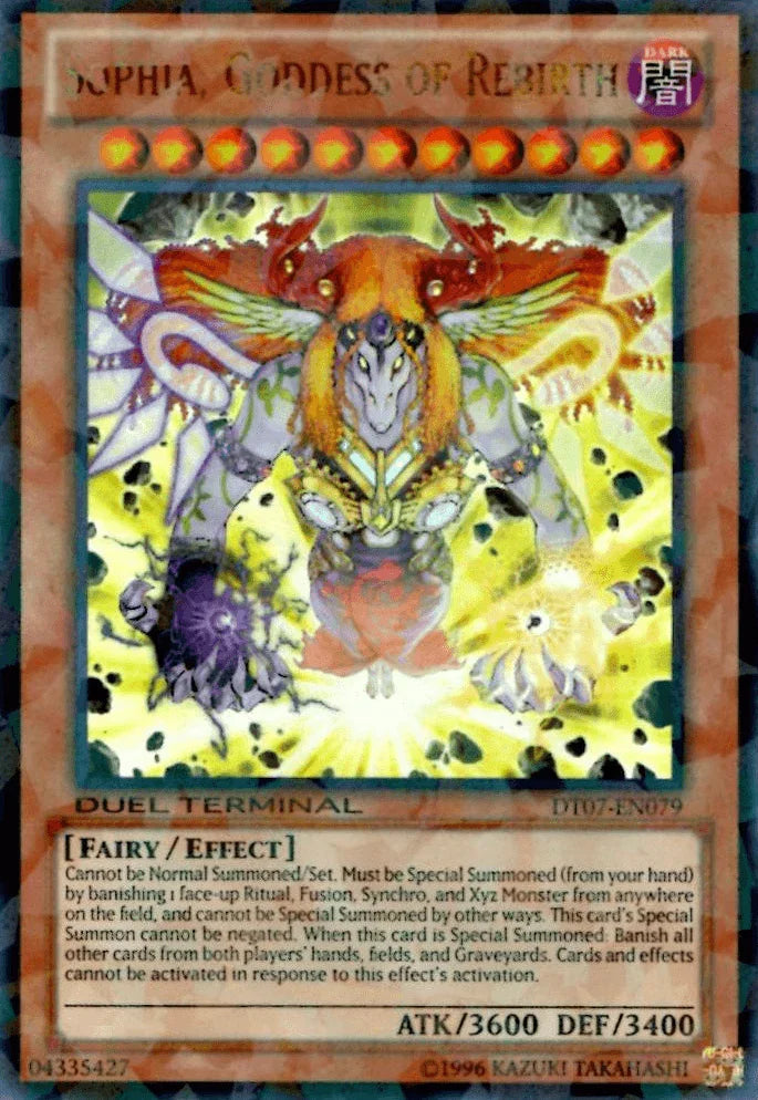 Sophia, Goddess of Rebirth [DT07-EN079] Ultra Rare