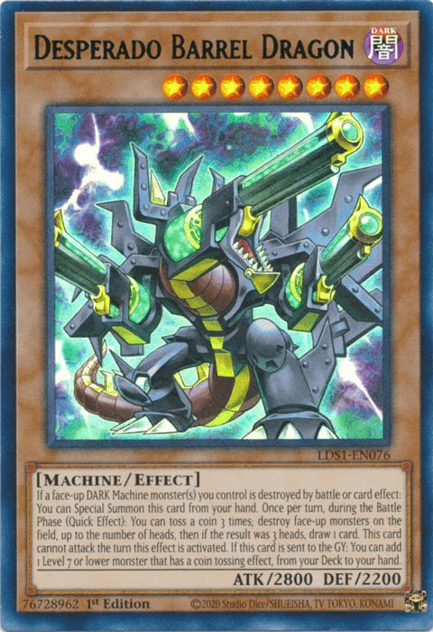 Desperado Barrel Dragon (Green) [LDS1-EN076] Ultra Rare
