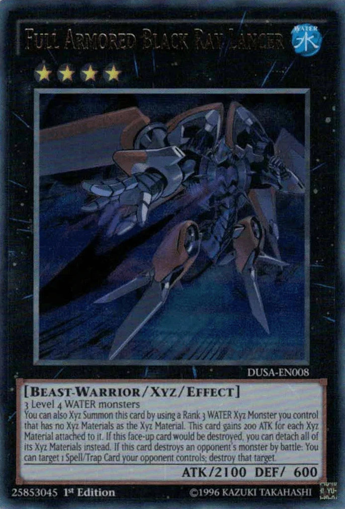 Full Armored Black Ray Lancer [DUSA-EN008] Ultra Rare