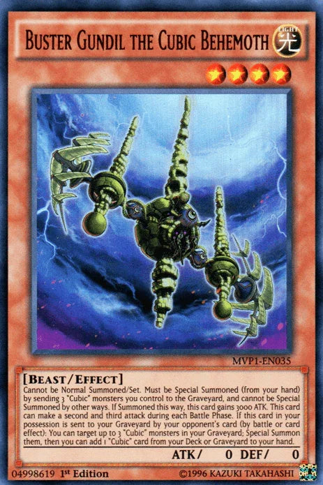 Buster Gundil the Cubic Behemoth [MVP1-EN035] Ultra Rare