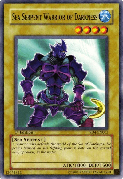 Sea Serpent Warrior of Darkness [SD4-EN003] Common