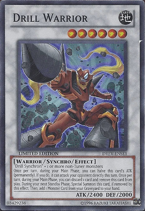 Drill Warrior [DREV-ENSE1] Super Rare