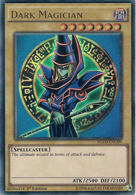 Dark Magician [YGLD-ENC09] Ultra Rare