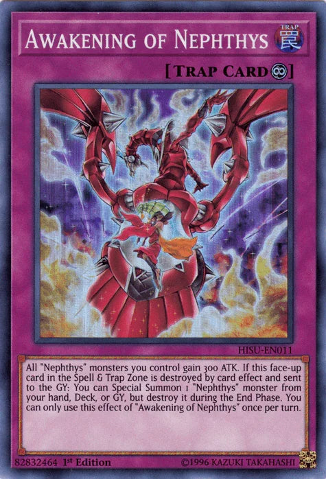 Awakening of Nephthys [HISU-EN011] Super Rare