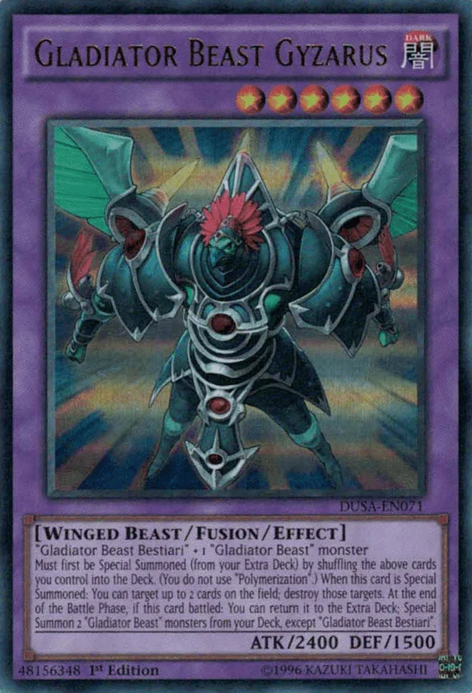 Gladiator Beast Gyzarus [DUSA-EN071] Ultra Rare