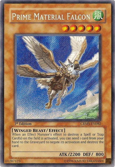 Prime Material Falcon [CRMS-EN082] Secret Rare