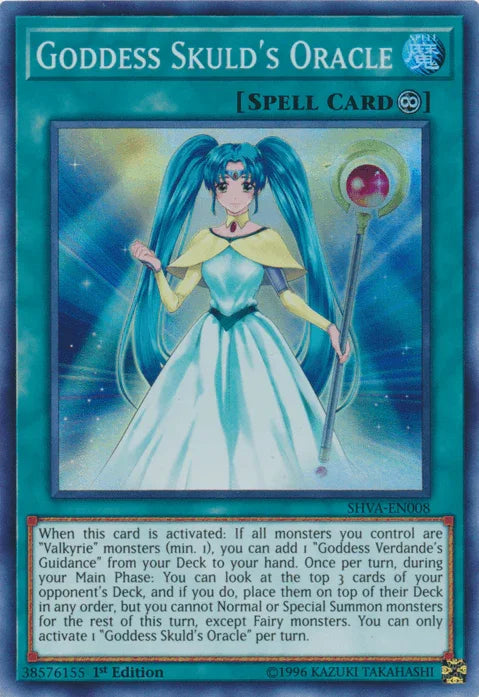 Goddess Skuld's Oracle [SHVA-EN008] Super Rare