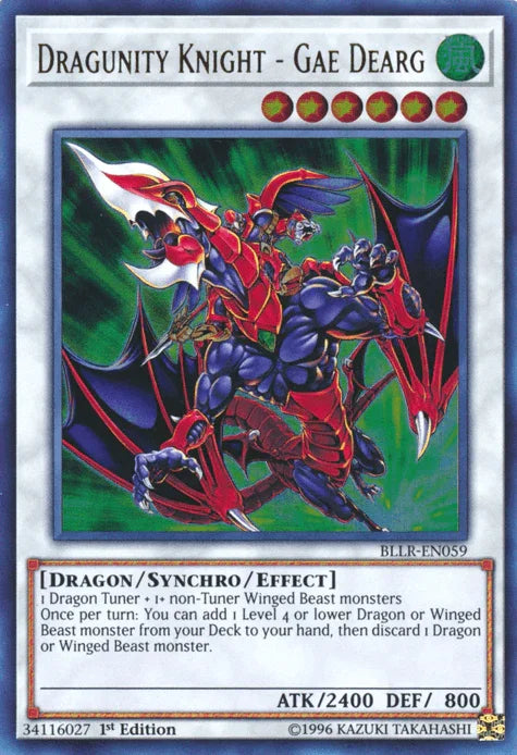 Dragunity Knight - Gae Dearg [BLLR-EN059] Ultra Rare