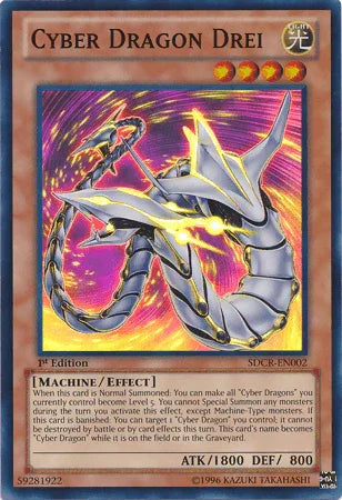 Cyber Dragon Drei [SDCR-EN002] Super Rare
