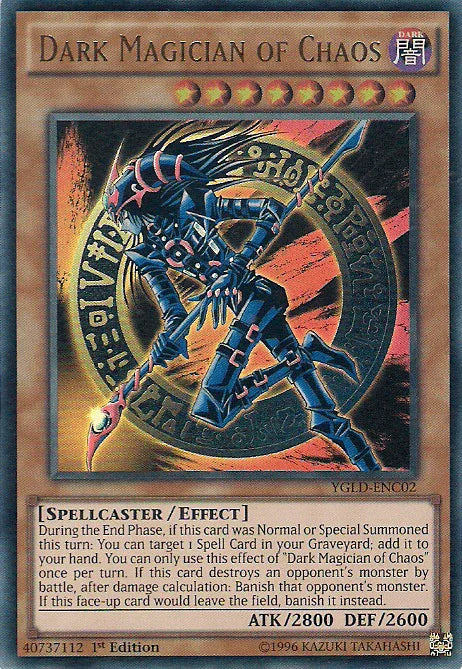 Dark Magician of Chaos [YGLD-ENC02] Ultra Rare