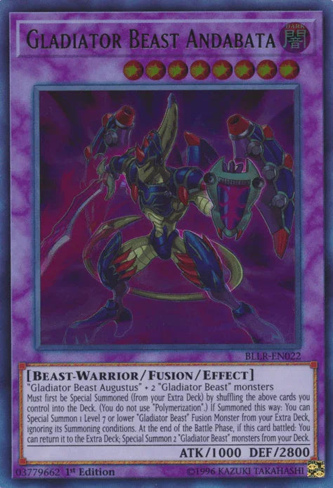Gladiator Beast Andabata [BLLR-EN022] Ultra Rare