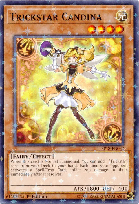 Trickstar Candina [SP18-EN020] Starfoil Rare