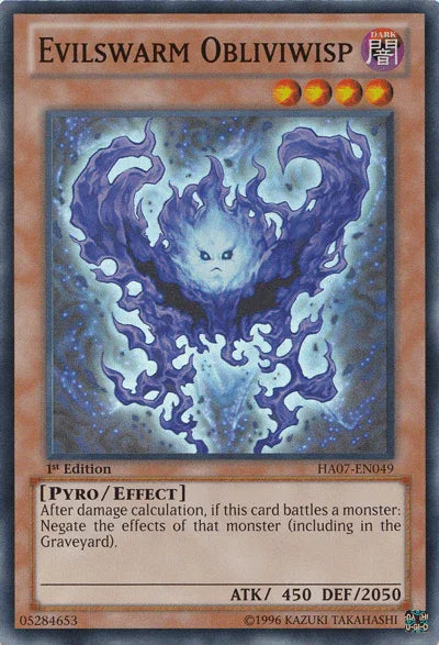 Evilswarm Obliviwisp [HA07-EN049] Super Rare