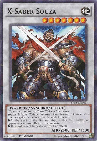 X-Saber Souza [SP15-EN033] Shatterfoil Rare