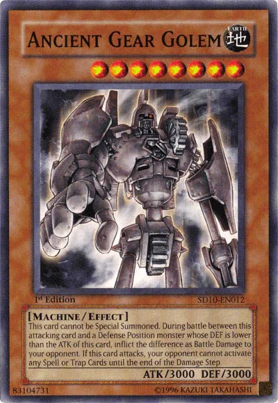 Ancient Gear Golem [SD10-EN012] Common