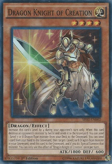 Dragon Knight of Creation [SR02-EN002] Super Rare