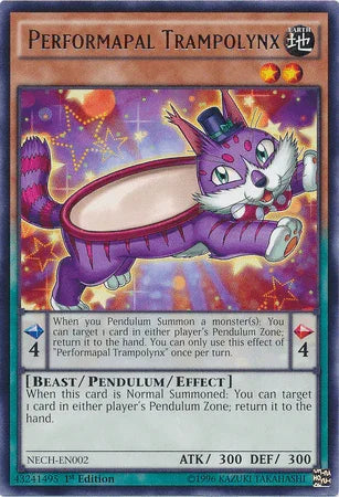 Performapal Trampolynx [NECH-EN002] Rare