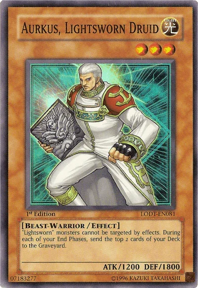 Aurkus, Lightsworn Druid [LODT-EN081] Super Rare