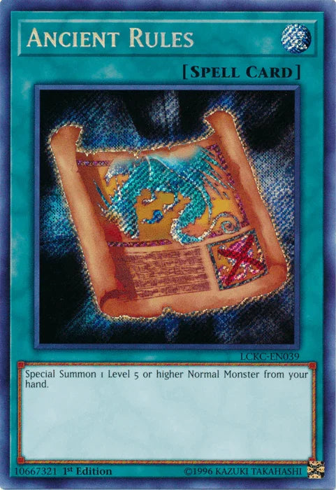 Ancient Rules [LCKC-EN039] Secret Rare