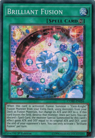 Brilliant Fusion [CORE-EN056] Super Rare