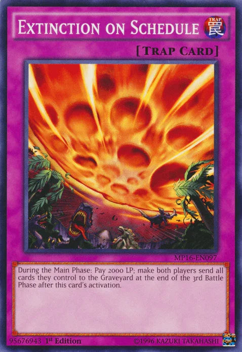 Extinction on Schedule [MP16-EN097] Common