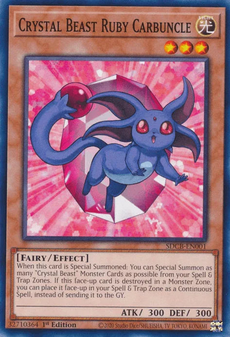Crystal Beast Ruby Carbuncle [SDCB-EN001] Common