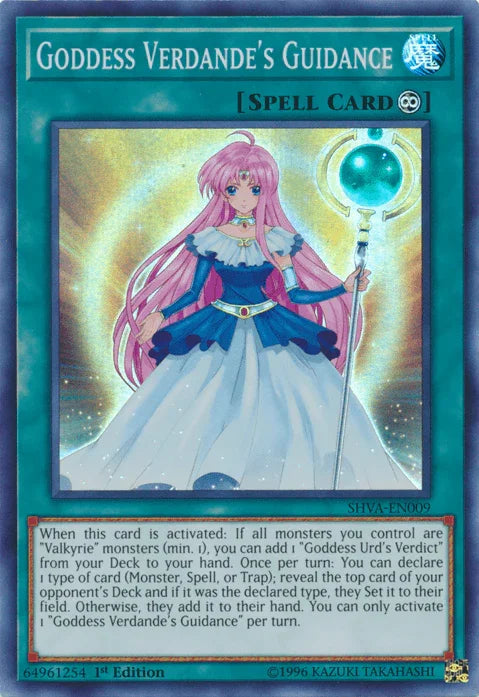 Goddess Verdande's Guidance [SHVA-EN009] Super Rare