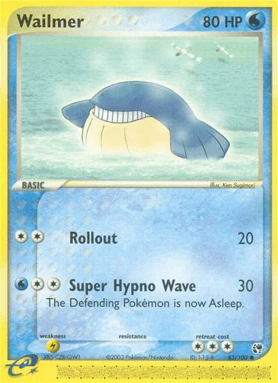Wailmer (83/100) [EX: Sandstorm]